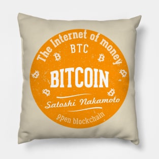 Bitcoin The Internet of Money Pillow