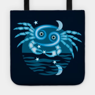 Zodiac Star Sign - Cancer Symbol Tote