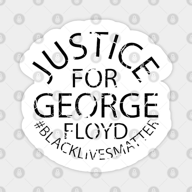 justice for George Floyd Magnet by isolasikresek