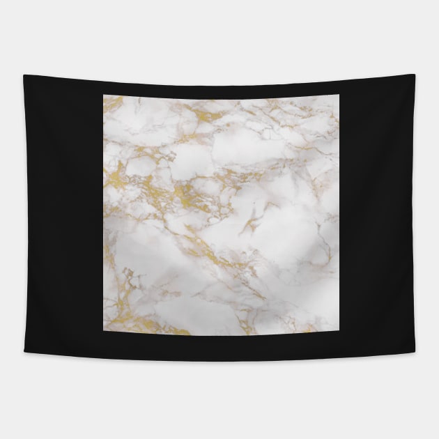 Golden Marble Effect Pattern Tapestry by k-creatif