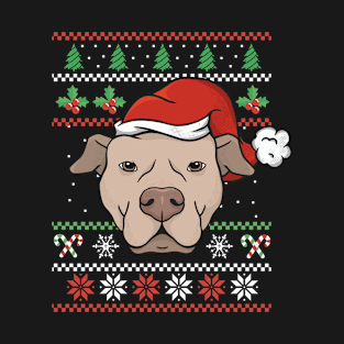 Pitbull Christmas Ugly Christmas T-Shirt