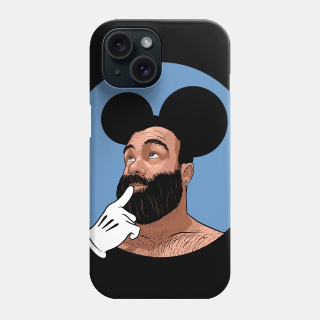 Baby bear - Blue Phone Case by RobskiArt