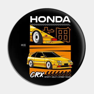 Classic Honda CRX Pin