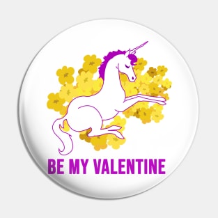 Valentine Unicorn Pin