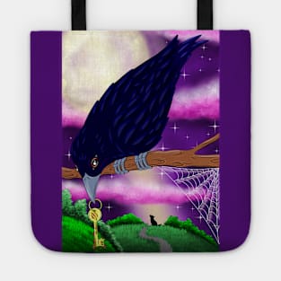 Spooky Raven Tote