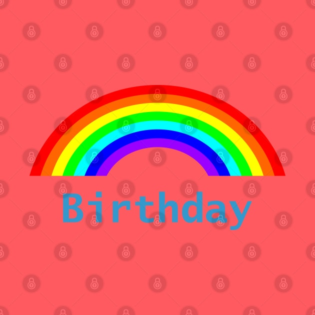 Birthday Rainbow by ellenhenryart