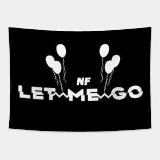 Let Me Go Glitch Tapestry