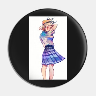 Lost Dress Girl Pin