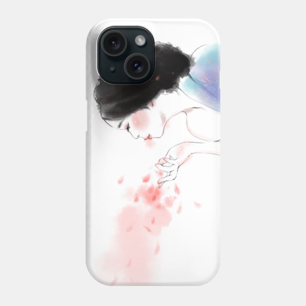 Cherry Blossom Phone Case by christinechangart