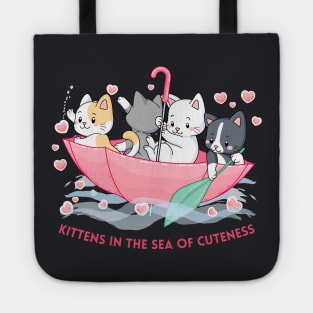 Kittens In The Sea Of Cuteness Tote