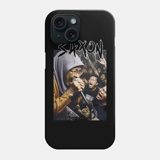 saxon granny scream Phone Case by tripanca mineral