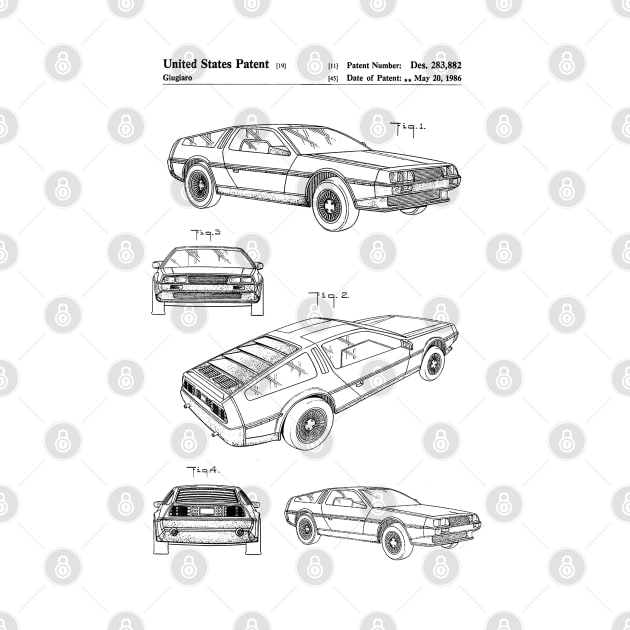 Delorean Patent by Luve