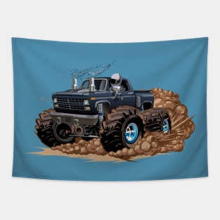 Cartoon monstertruck Tapestry