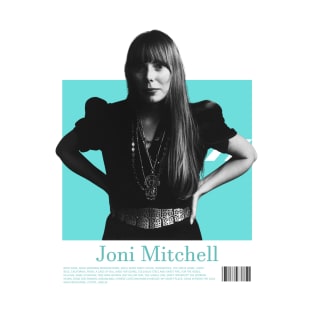 Joni Mitchell // 1970s Fan Art Design T-Shirt