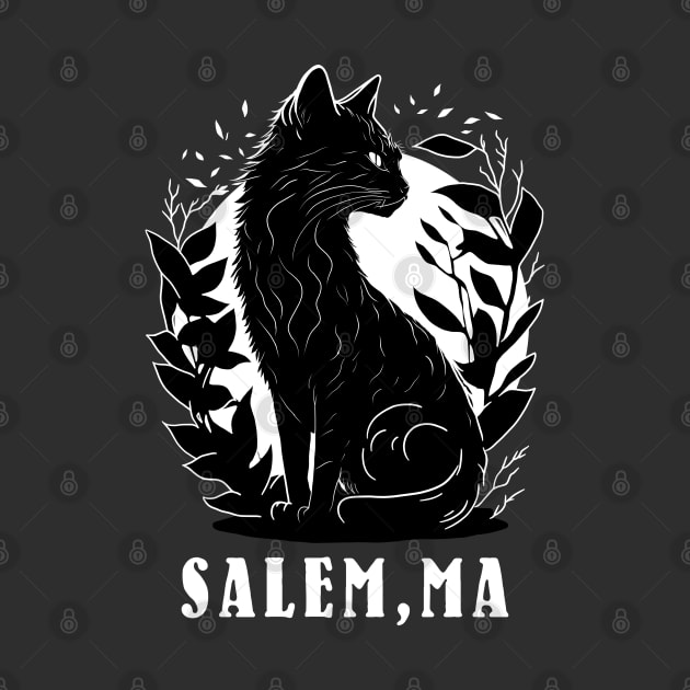 Black Cat Illustration | Salem by TMBTM