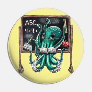 "OctoEducator" - OctoKick collection Pin