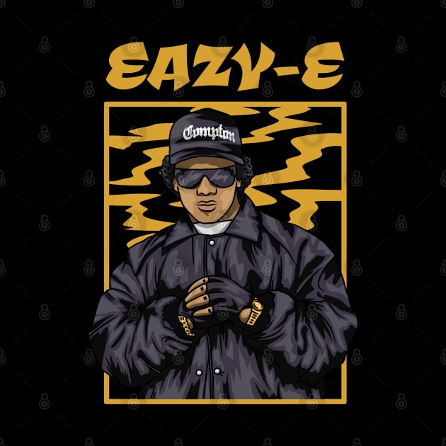 EAZY-E Cartoon Style by thesportstation