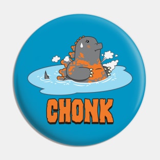 Burning Chonk Pin