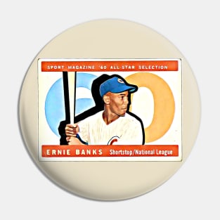 1960 Ernie Banks Mr. Cub Pin