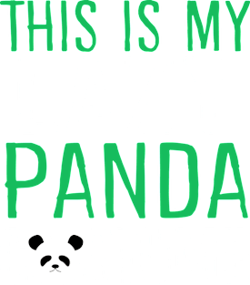 This Is My Lazy Panda Costume Magnet