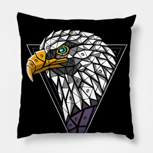 Cyber Eagle Punk Pillow