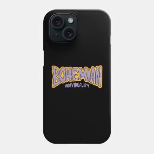 Bohemian Style - Skate-Inspired Graphic Lettering Shirt Phone Case