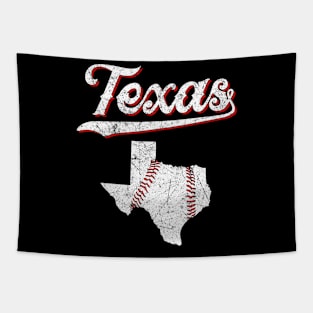 Texas baseball vintage Tapestry