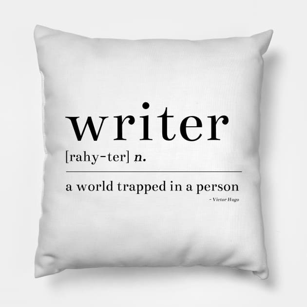 Writer Pillow by sparkling-in-silence