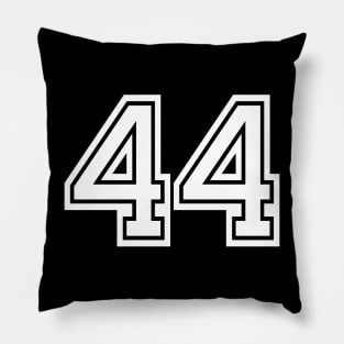 Numbers 44 for a sports team, group, or community Pillow