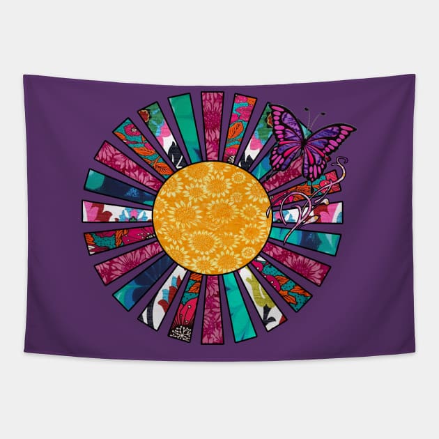 Springtime Sunrays Tapestry by artbyomega