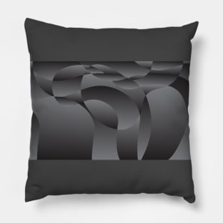 Black and white abstract image Pillow