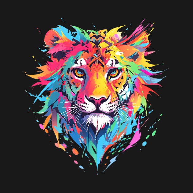 colorful tiger by dorapeterx