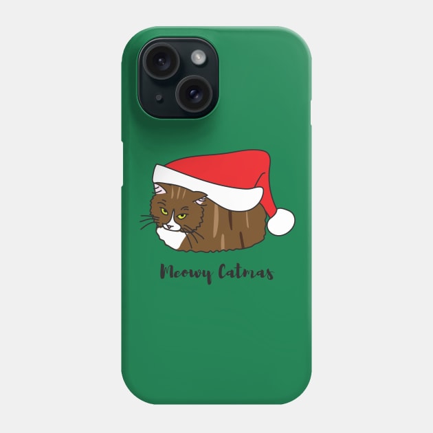 Meowy Catmas Phone Case by EmilyK