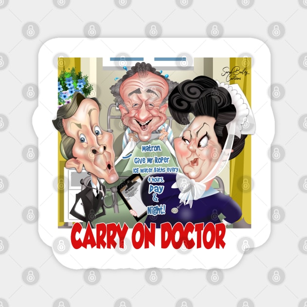 Carry on Doctor Magnet by Sarah Bailey TV Cartoons