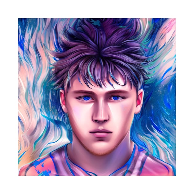 Anime illustration of Luka Doncic by cornelliusy