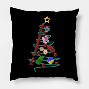 Basketball Xmas Tree Pillow