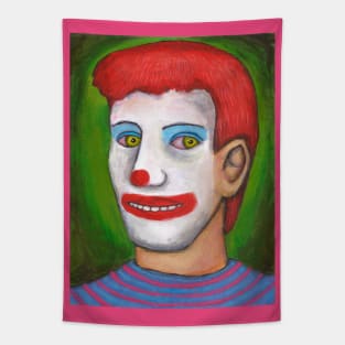 Clown Selfportrait Tapestry