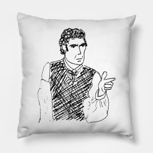 "pistol. I always choose pistol." Pillow