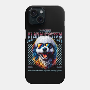 Bark Alert Puli Dog Phone Case