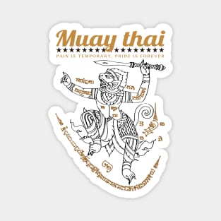 Muay Thai Tattoo Sak Yant Hanuman Magnet