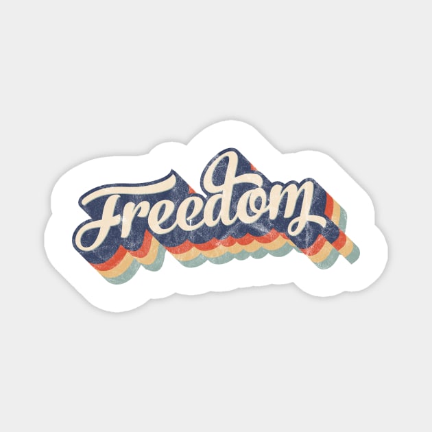 Freedom Magnet by threeblackdots