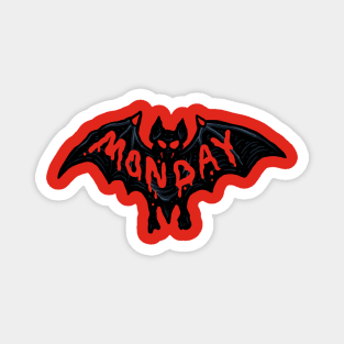 Scary Monday Magnet