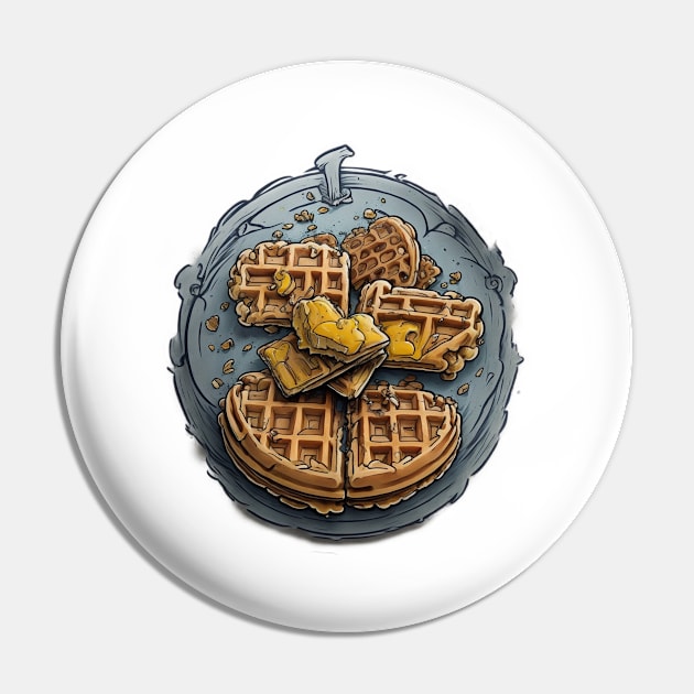 Waffles Vintage Since Japan Baker Pin by Flowering Away