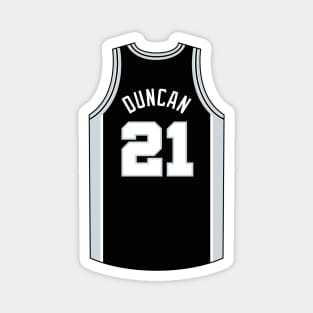 Tim Duncan San Antonio Jersey Qiangy Magnet