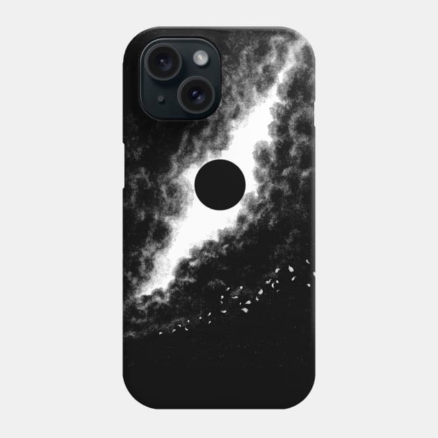 the moon Phone Case by theblack futur