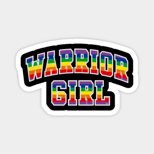 Warrior Girl Pride t-shirt Gay Pride Month Shirt Tee Gift Magnet