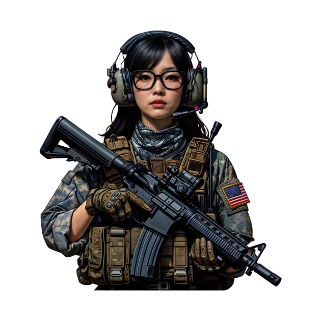 Tactical Girl by Rawlifegraphic