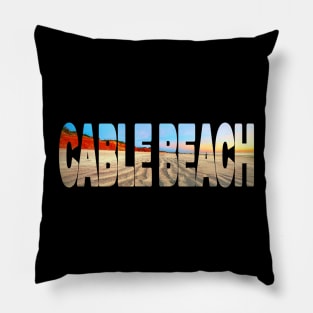 CABLE BEACH - Western Australia Sunset Glow Pillow