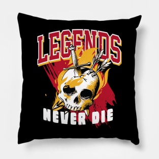 Legends Never Die Cardinal Pillow