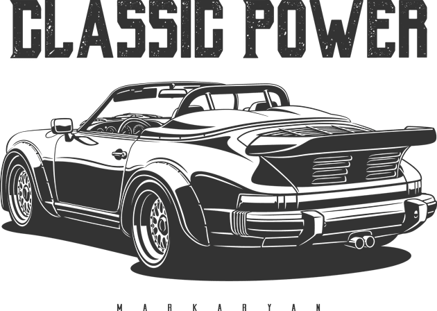 962 Speedster Kids T-Shirt by Markaryan